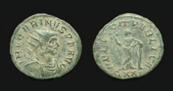 Carinus, Antoninianus, Felicitas reverse, Ticinum Mint